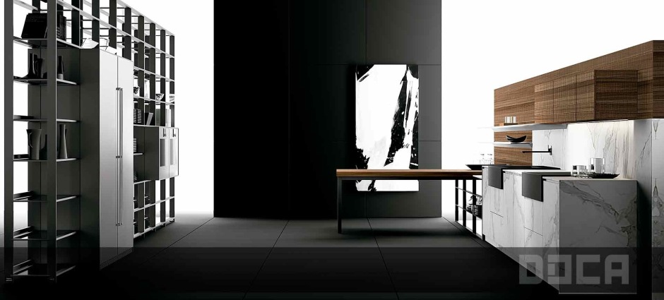 029828 Кухня Sr Nogal 5N Doca Santreyd  - Вид №6