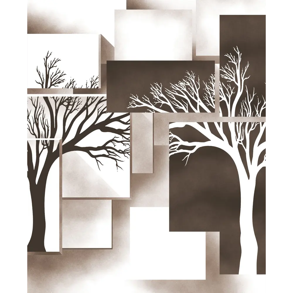 Фотообои Деревья флизелиновые 200x200 см 10387-Л МОСКОВСКАЯ ОБОЙНАЯ ФАБРИКА Malex factory STLM-2156407