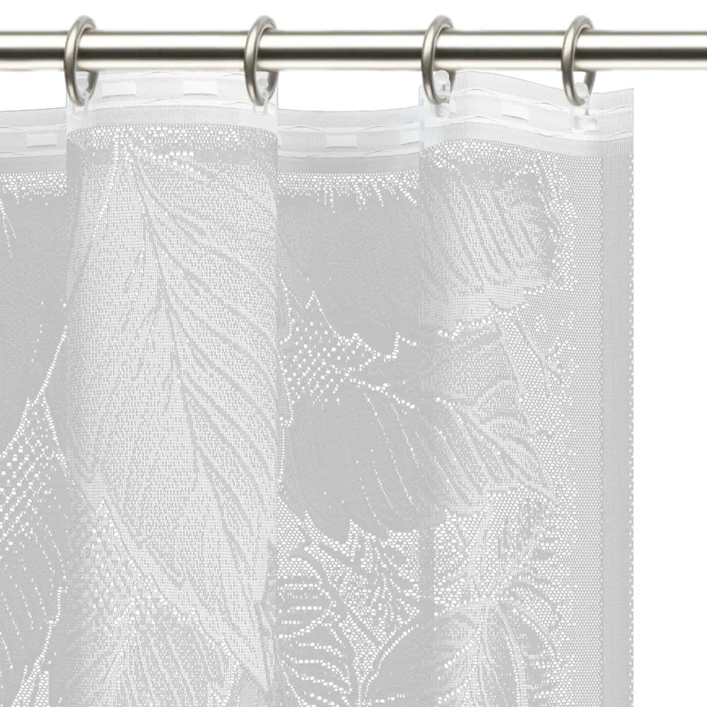 Тюль на ленте для кухни Ноктюрн 250x165 см цвет белый Santreyd STLM-2190856 - Вид №5