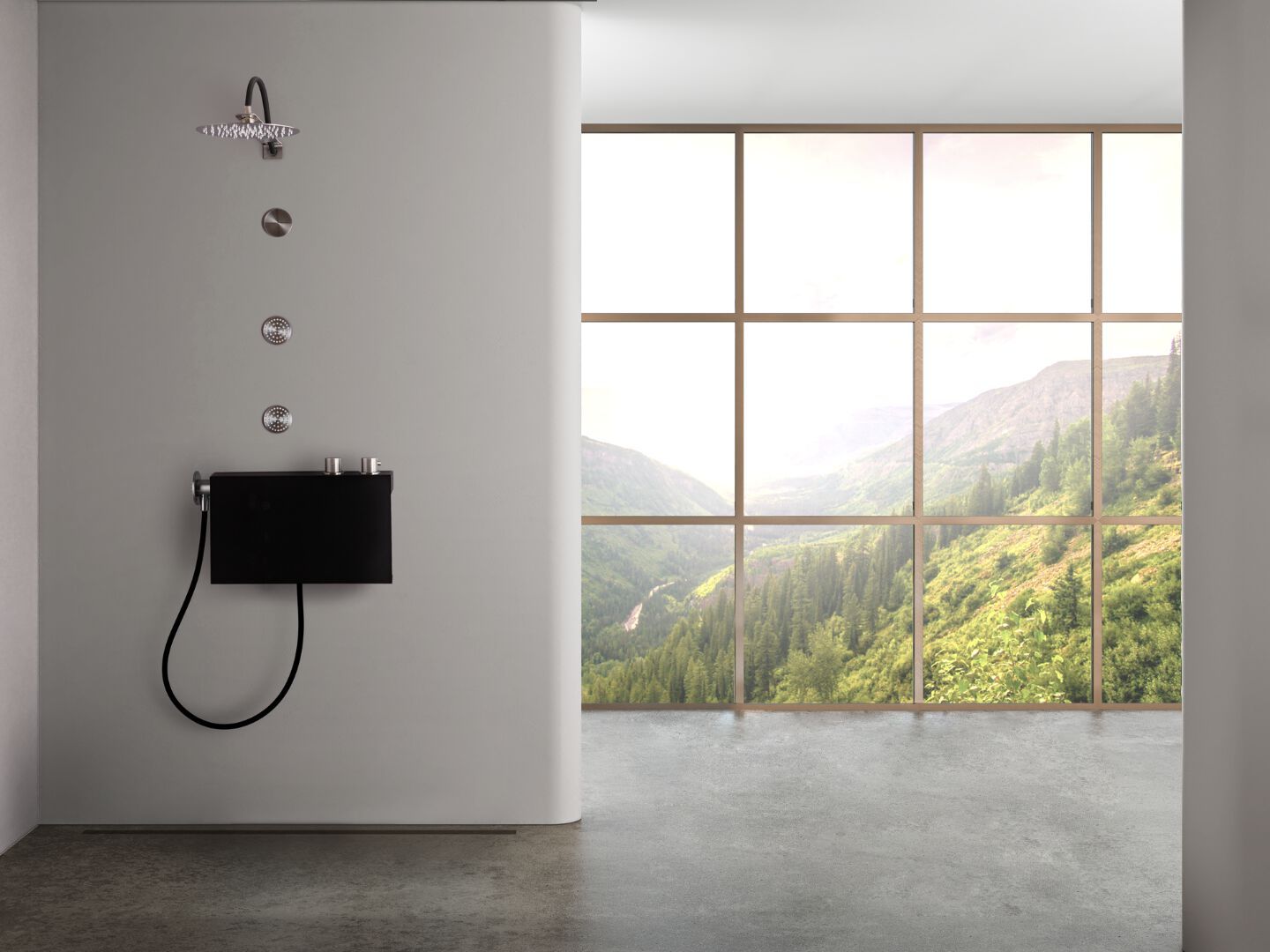 Стержень из нержавеющей стали с ручным душем Cropelli Alyssia ARCH-00026928 - Вид №17