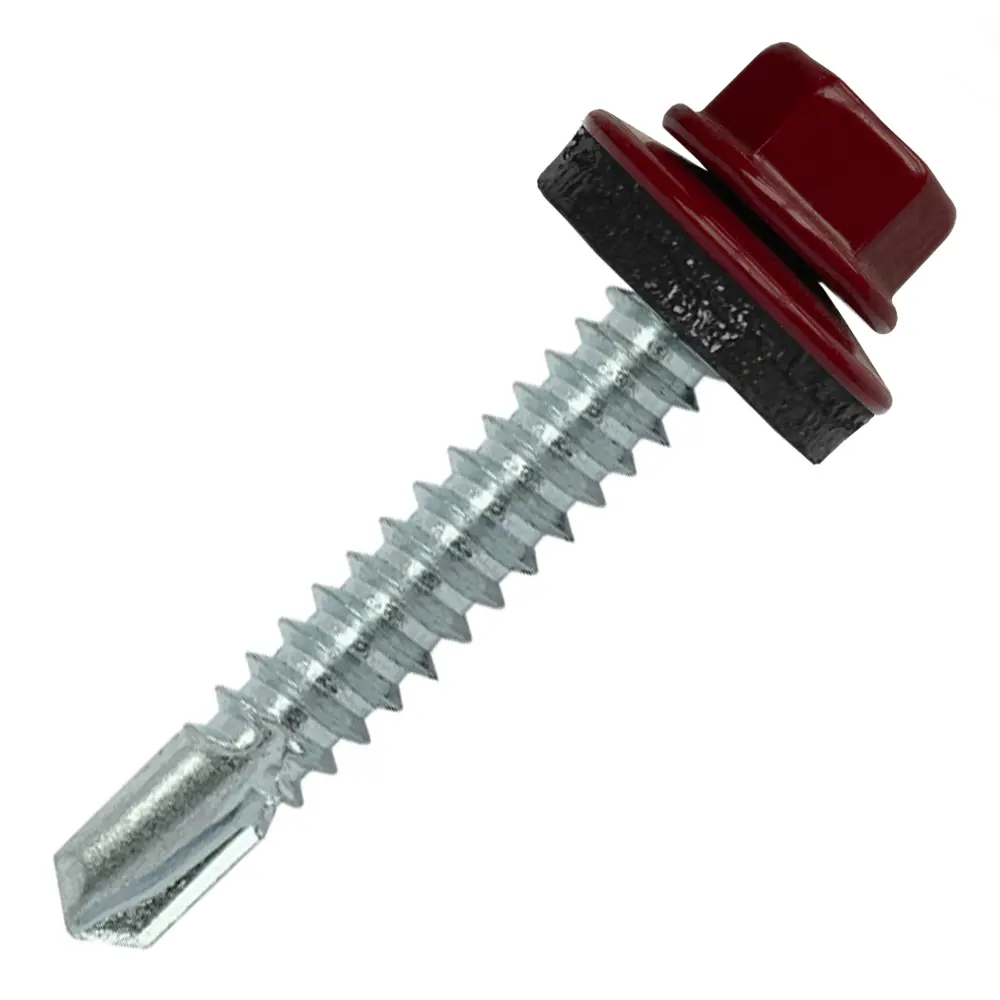 Саморезы кровельные DILWIS по металлу с буром 5.5x32 мм оцинкованные 89372431 STLM-1462932