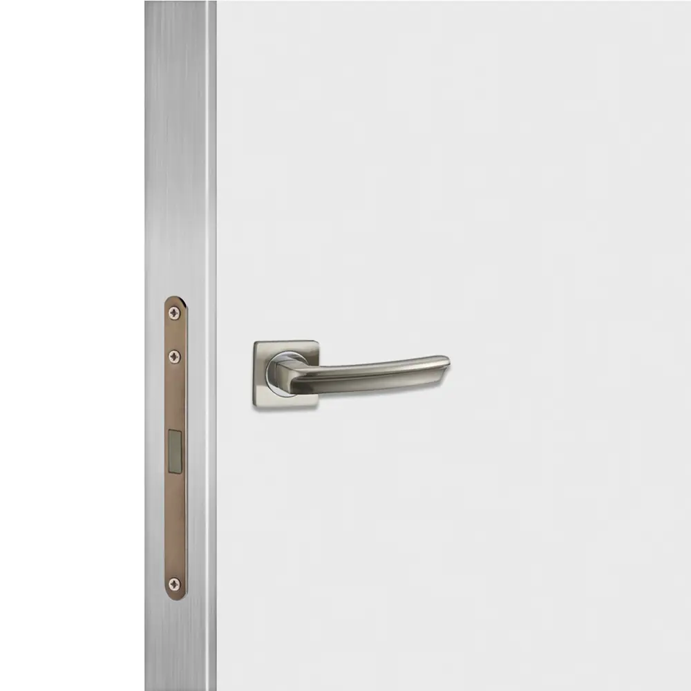 Дверь межкомнатная глухая Invisible 80x220 см цвет белый с замком 89433747 STLM-2127542 VELLDORIS  - Вид №3