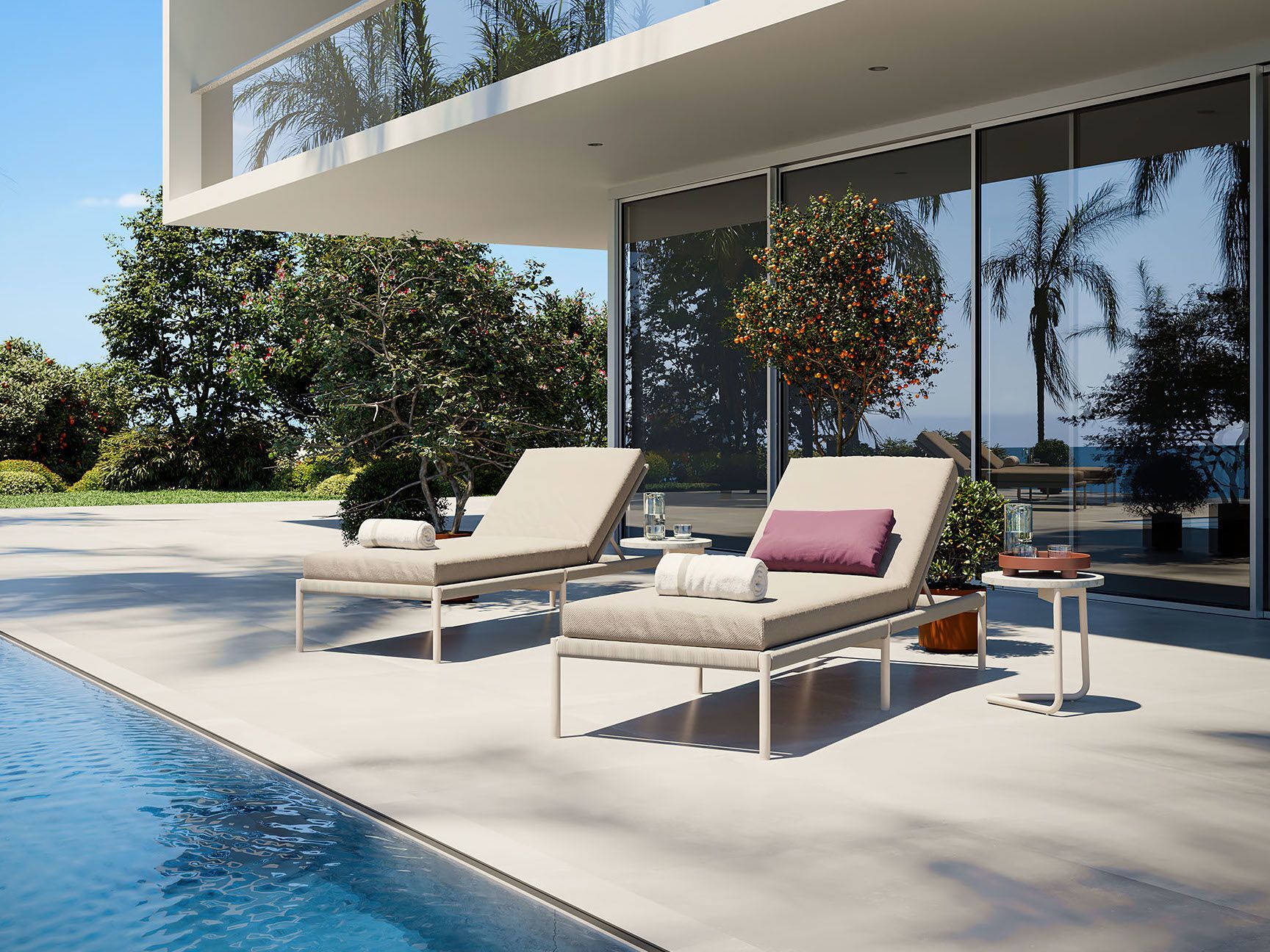 Алюминиевая откидная Садовая кровать Walters Coast ARCH-00005584 - Вид №4