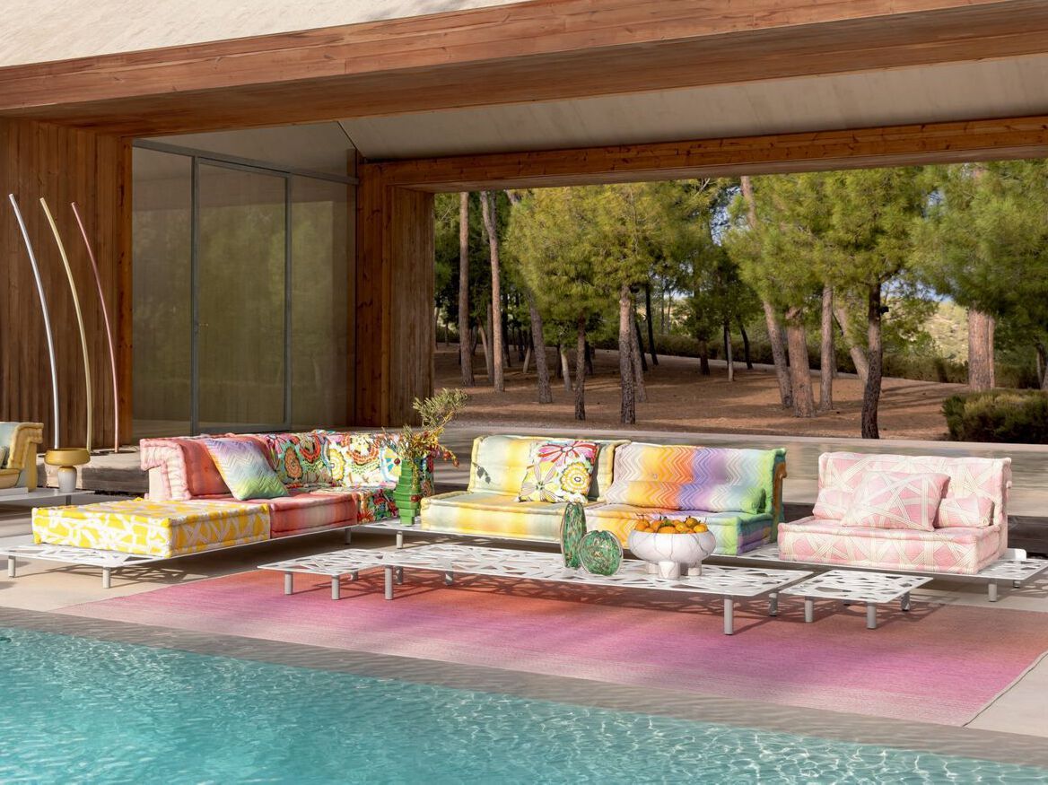 Ткань сад диван ROCHE BOBOIS Mah Jong ARCH-00033741