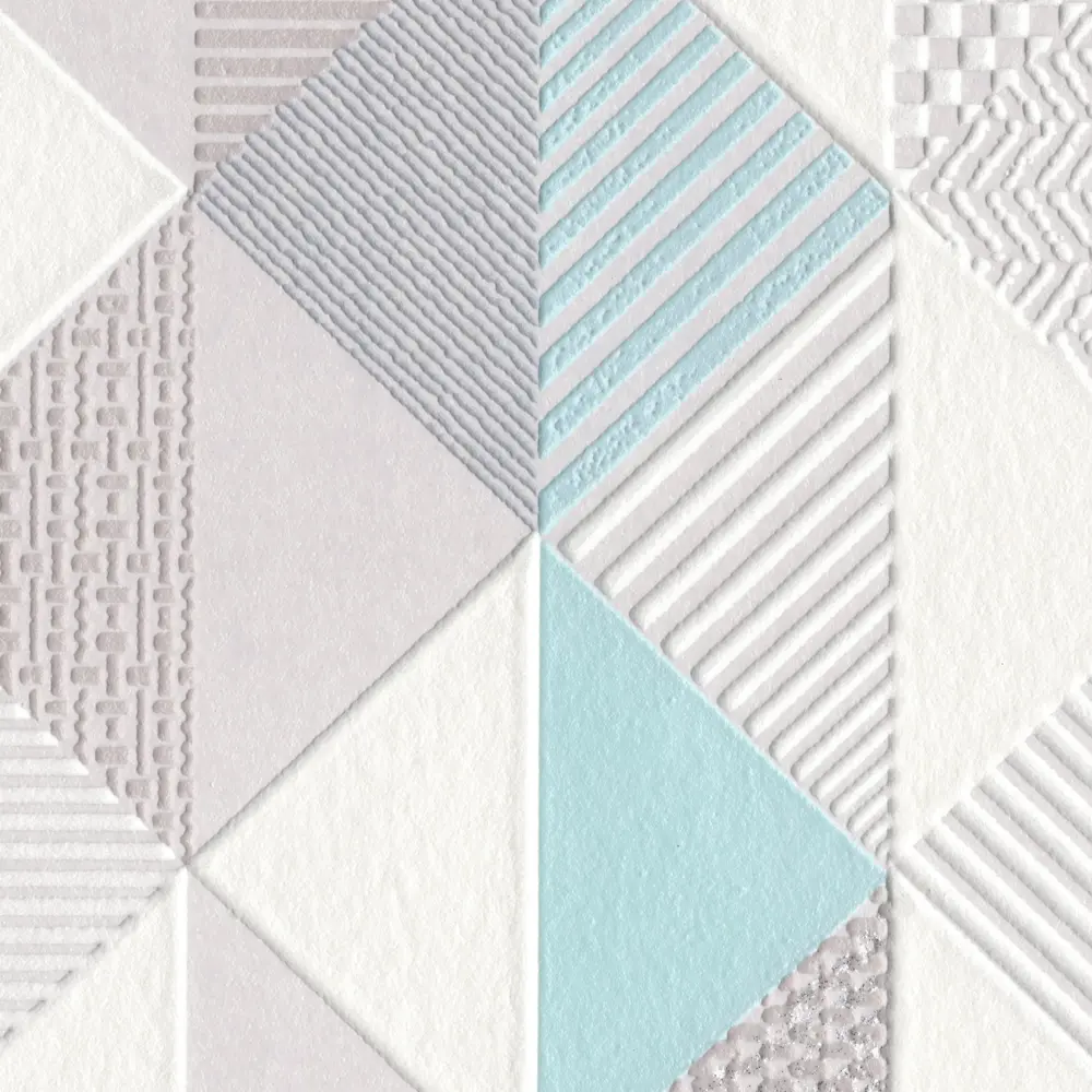 Обои виниловые Vilia Арлекино голубые 0.53 м 1541-63 STLM-2014190 - Вид №1