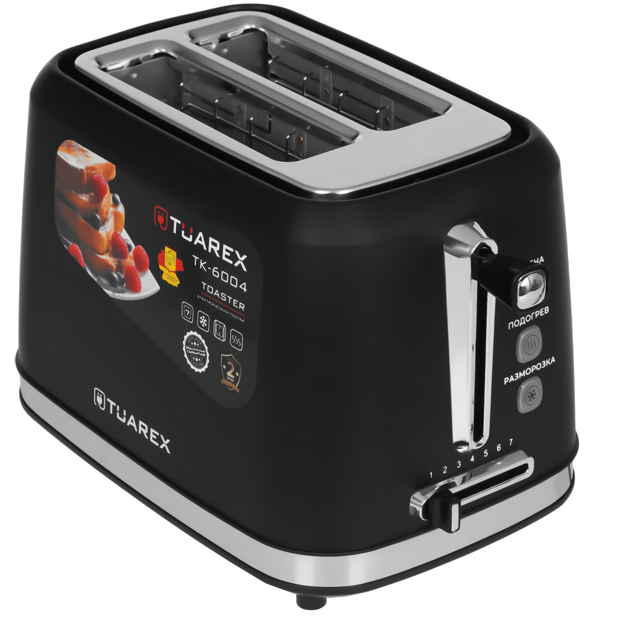 9190495 Тостер Tuarex TK-6004 черный STDN-0010918