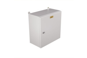 16301596 Электротехнический настенный шкаф Elbox, сплошная металлическая дверь EMW-400.400.150-1-IP66 ЦМО