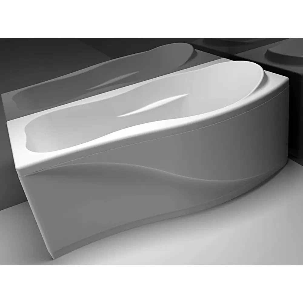 Ванна гидромассажная правосторонняя Aquanet Борнео акрил 170x75 см Без серии STLM-2035294 - Вид №1