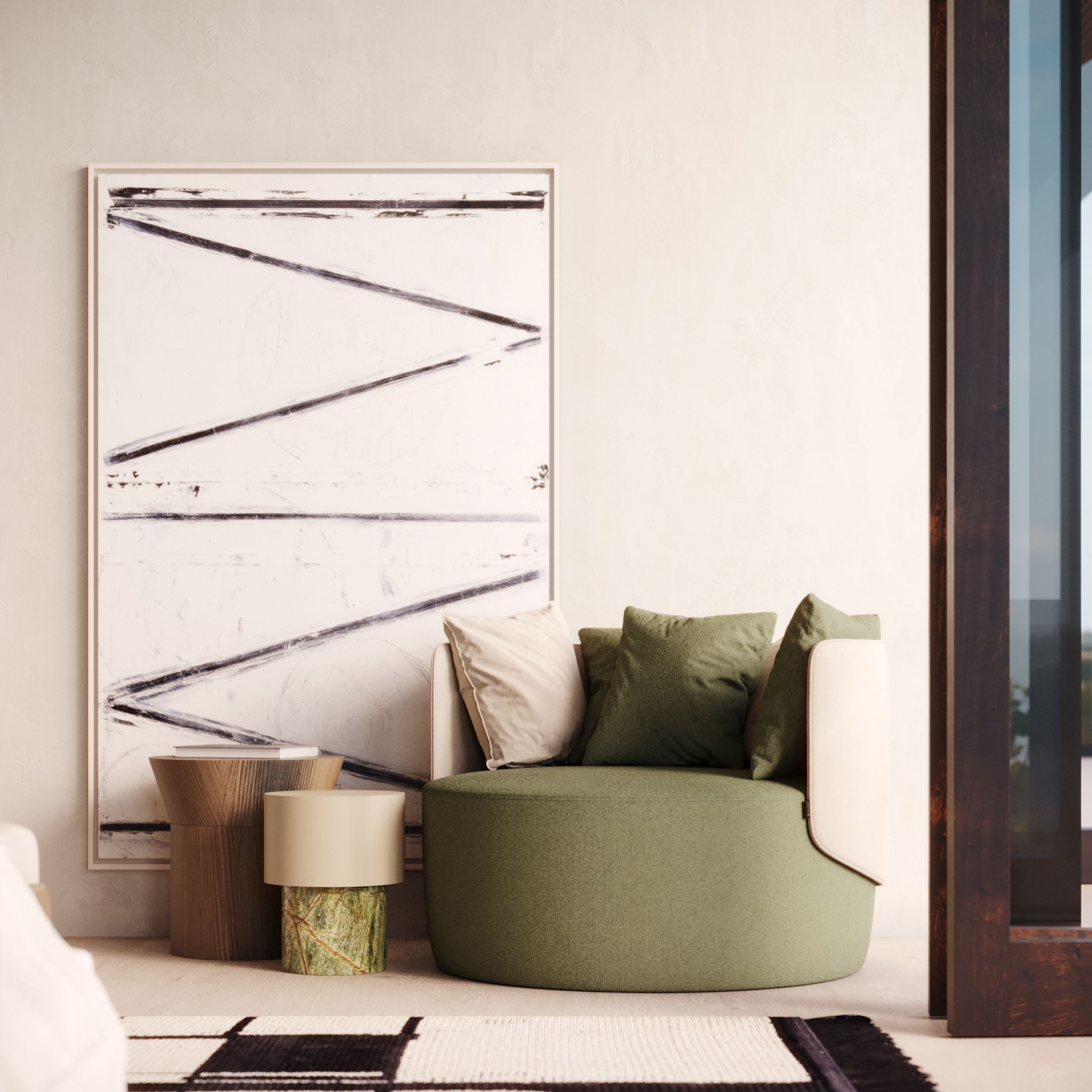 Тканевое кресло Stylish Club Margem ARCH-00136453 - Вид №4