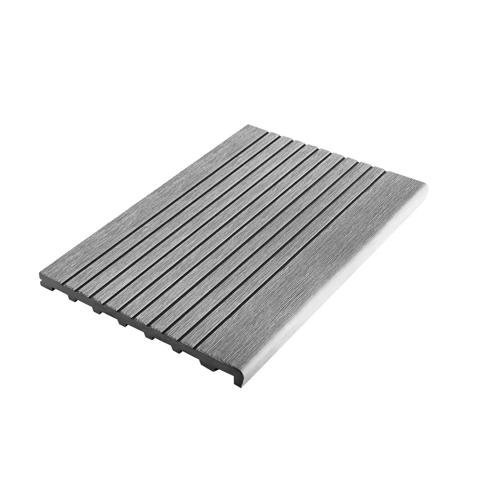 Ступень прямая цельная ДПК 23x342x3000 мм серый UNODECK STLM-2058450