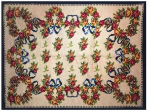 Arte di tappeti Цветочный ковер ручной работы из шерсти Tappeti tradizionali