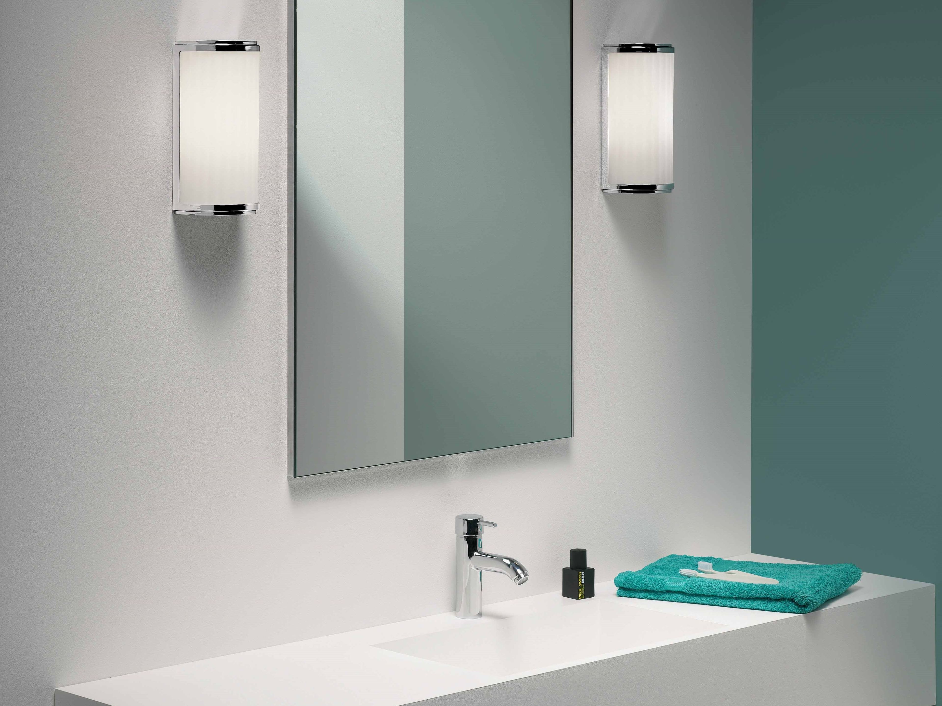 Затемняемый стальной и стеклянный настенный светильник Astro Lighting MONZA ARCH-00053039 - Вид №1