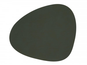 981065 NUPO dark green подстановочная салфетка фигурная 37x44 см, толщина 1,6 мм;LIND DNA
