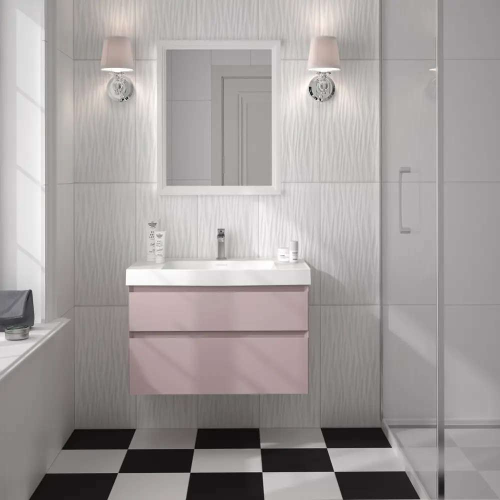 Плитка настенная Kerama Marazzi Айс 3D 29.5x59.5 см см 1.08 м² цвет белый глянцевый Белая Плитка STLM-2068853 - Вид №4