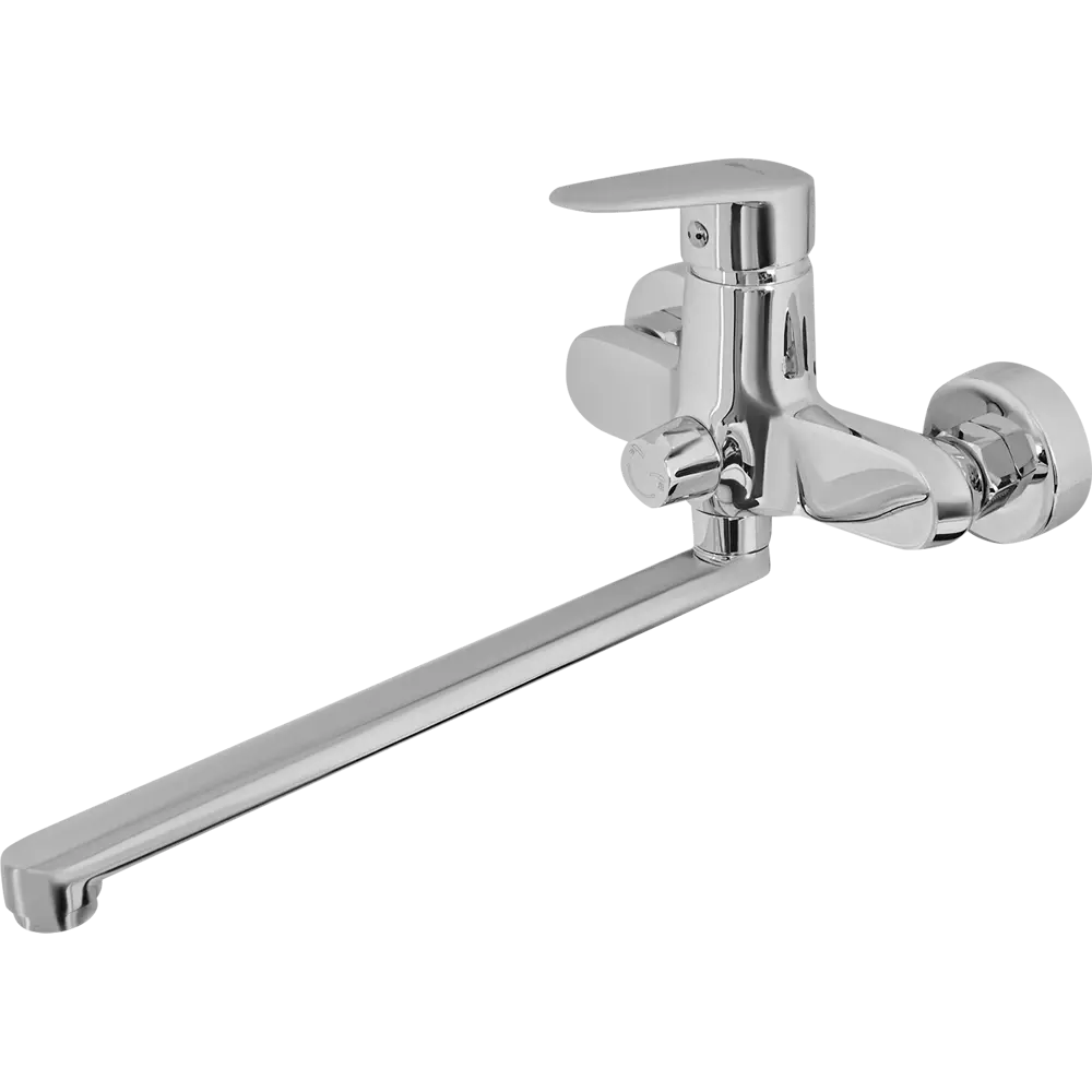 Смеситель для ванны Lemark Point LR0351C однорычажный универсальный с лейкой и шлангом цвет хром STLM-2126860 - Вид №1