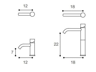 Смеситель для раковины из нержавеющей стали с одним отверстием