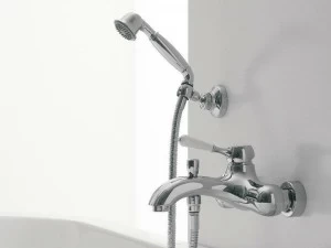 ZAZZERI Смеситель для ванны настенный с ручным душем 900