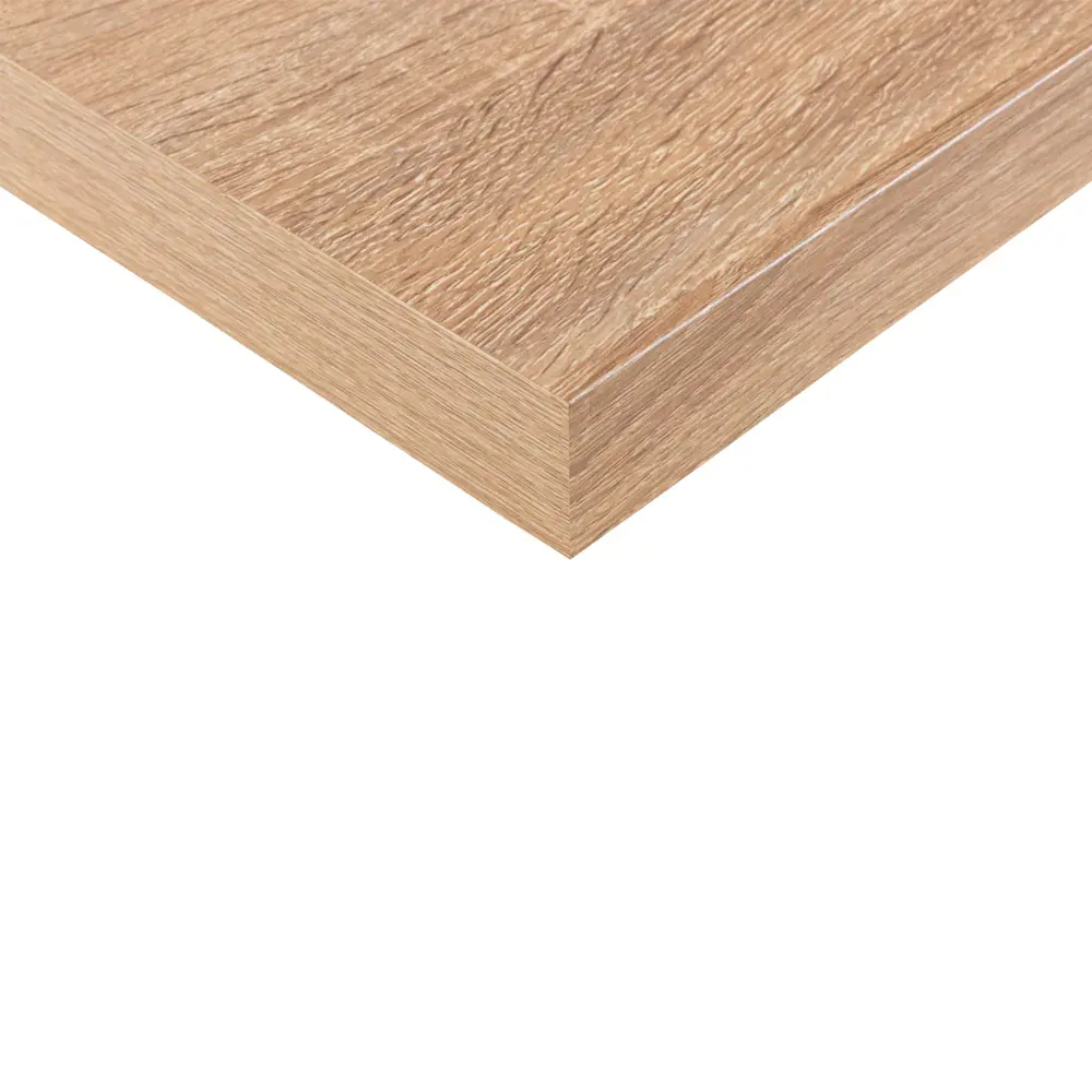 Настенная полка KONSENSA 80x23.5 см со скрытым креплением МДФ цвет дуб STLM-2147198 - Вид №3