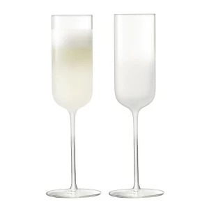 Набор бокалов-флейт для шампанского mist 225 мл, 2 штуки LSA INTERNATIONAL MIST 00-3863321 Прозрачный
