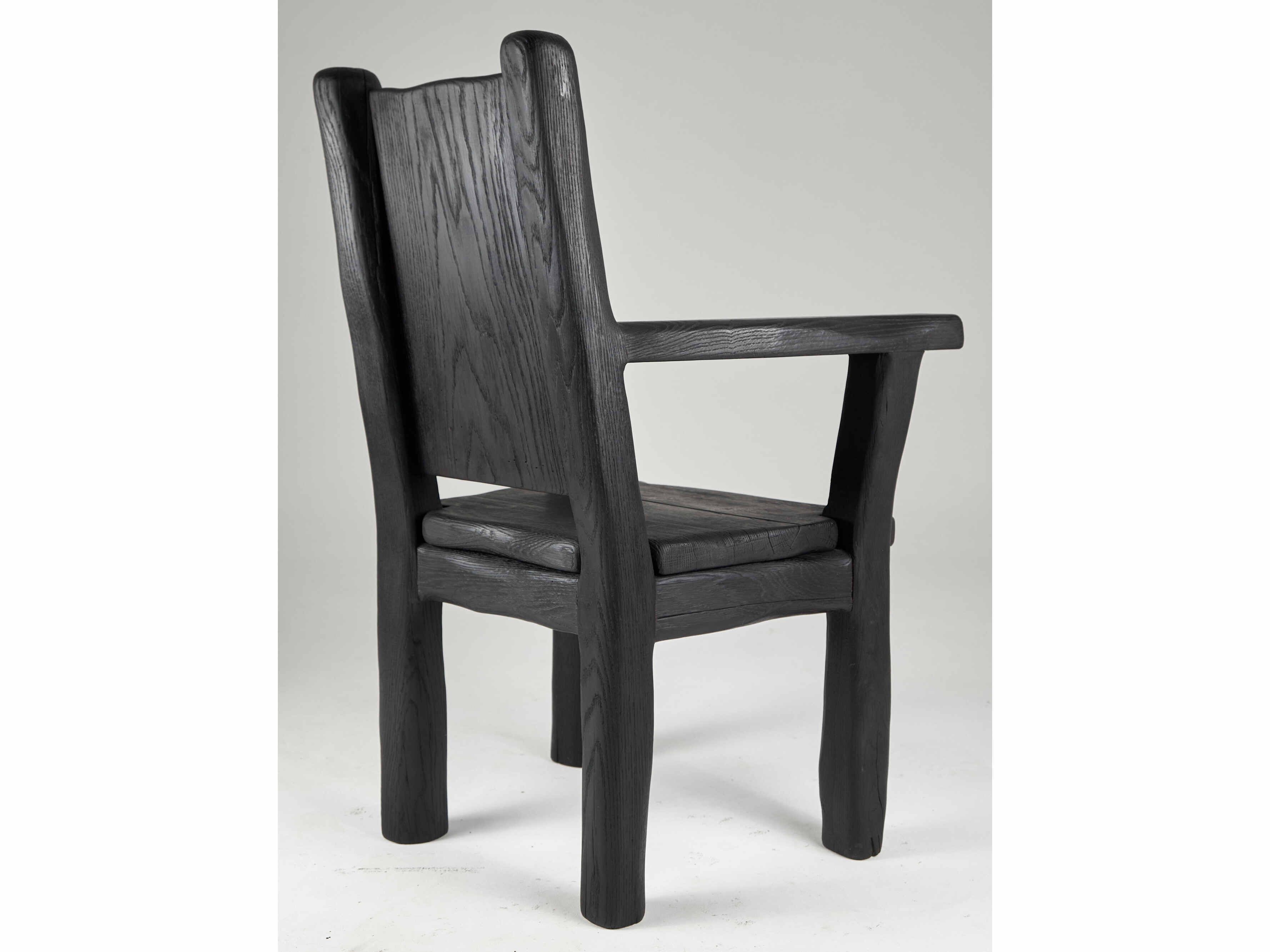 Дубовый стул с подлокотниками Logniture Leszy ARCH-00126037 - Вид №6