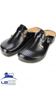 61955 Сабо "Leon" мужские черные LEON  Медицинская обувь  размер 42