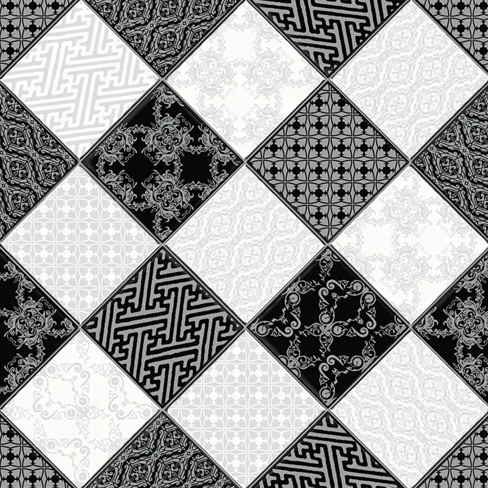 Santreyd Линолеум «Стронг плюс шах 4» с викторианским шахматным узором 82312398 STLM-0889564 - Вид №1