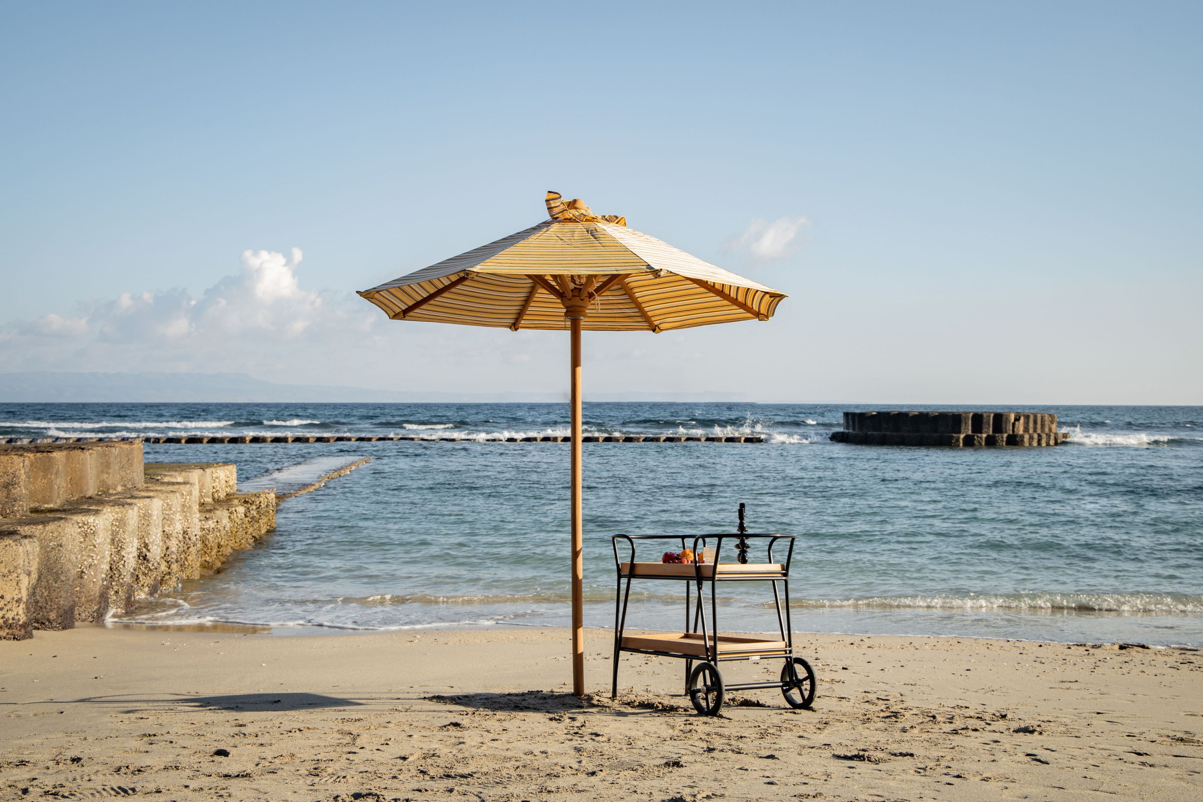 Тканевый зонт с телескопическим закрытием cbdesign Майами ARCH-00069542 - Вид №6