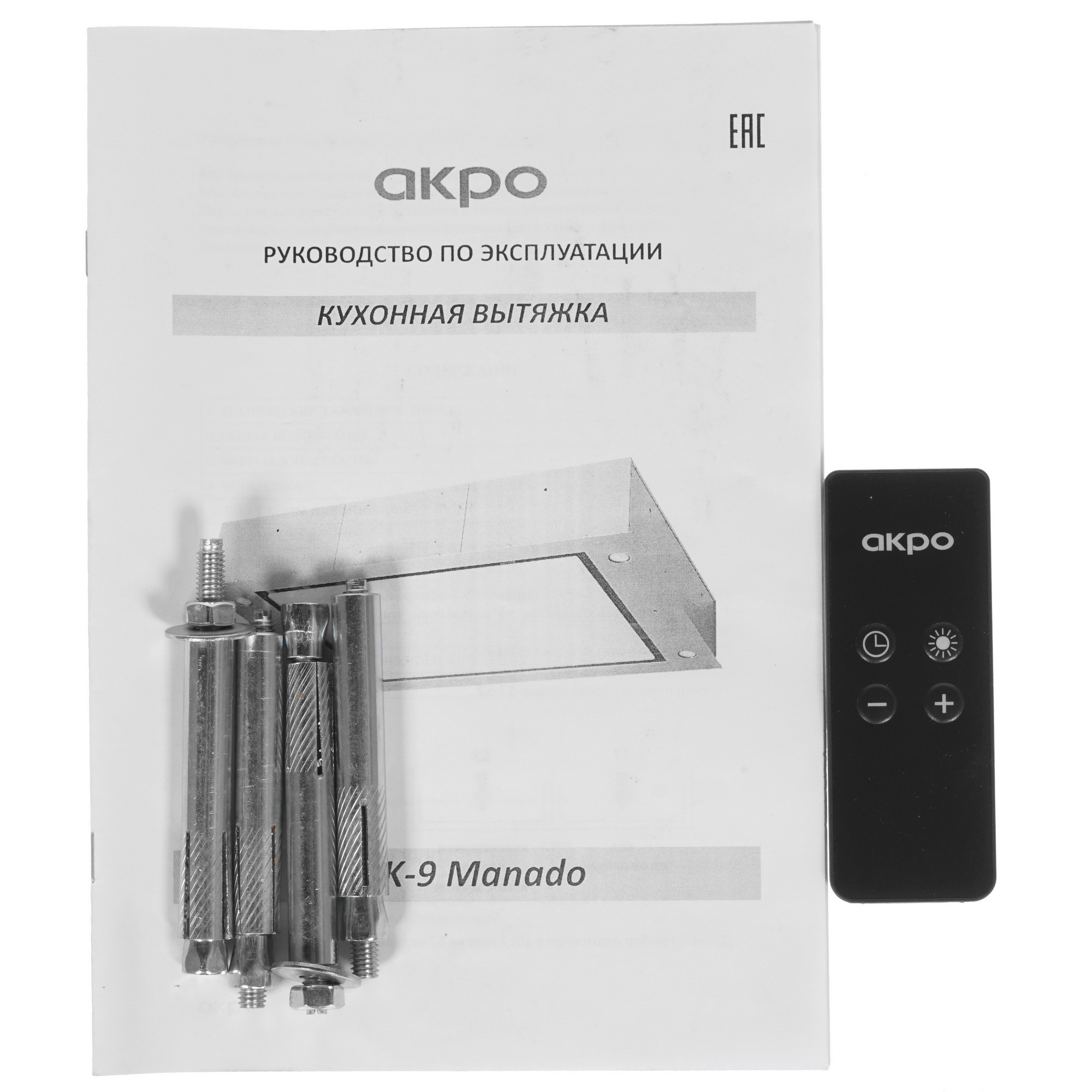 1147156 Вытяжка островная Akpo WK-9 Manado серебристый/белый STDN-0124812 - Вид №13