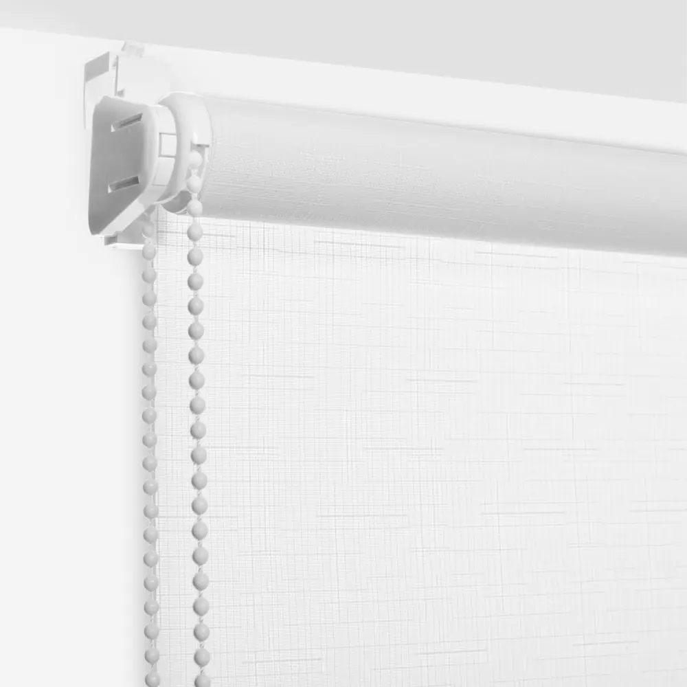 Штора рулонная Inspire Шантунг 50x160 см белая STLM-2188410 - Вид №2