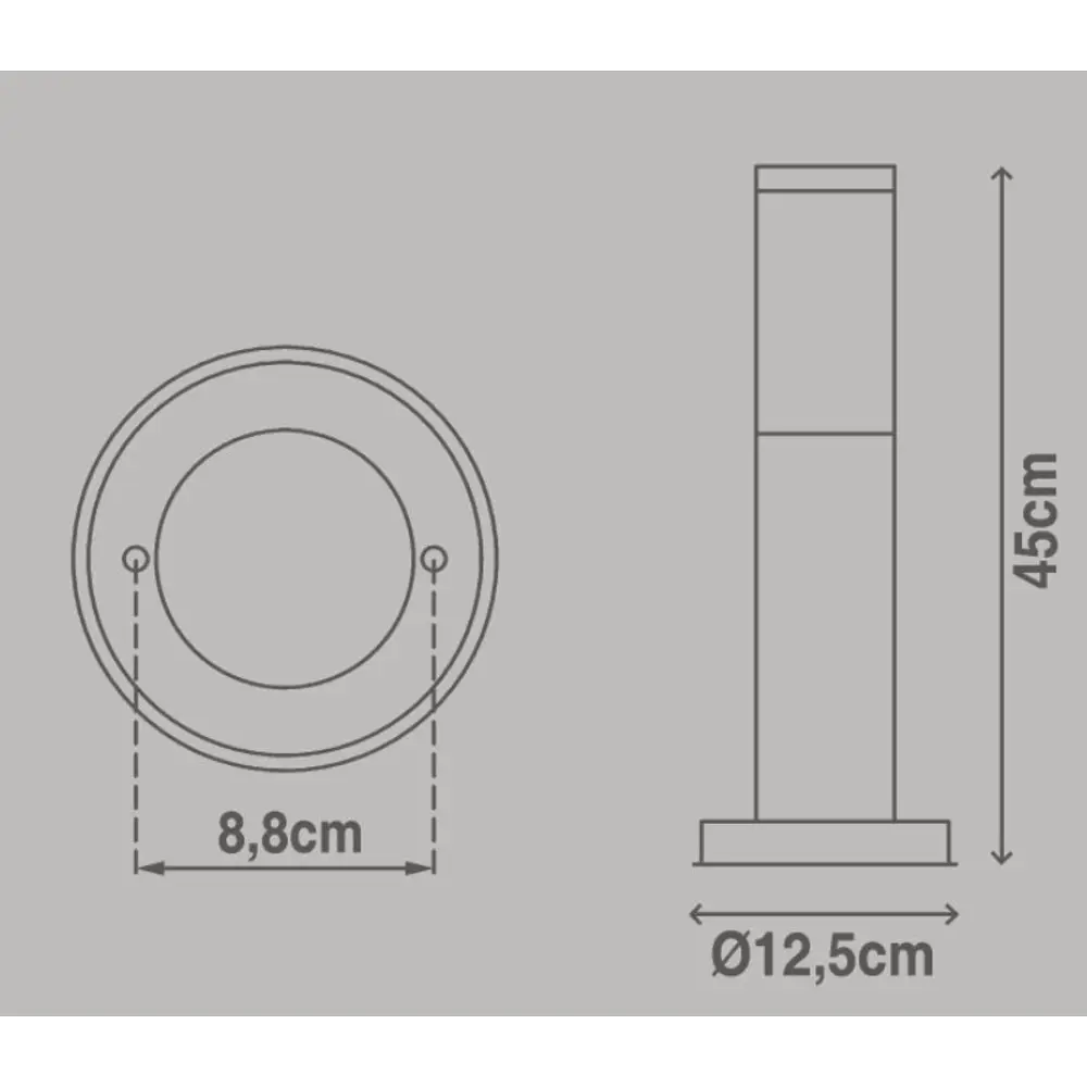 Столб уличный Travis 45 см INSPIRE STLM-2134596 - Вид №10