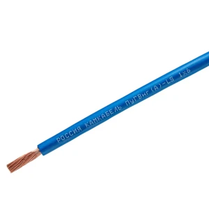 Провод Камкабель ПУГВНГ(А)-LS 1x6 цвет синий 200 м на отрез 89436051 STLM-2003870
