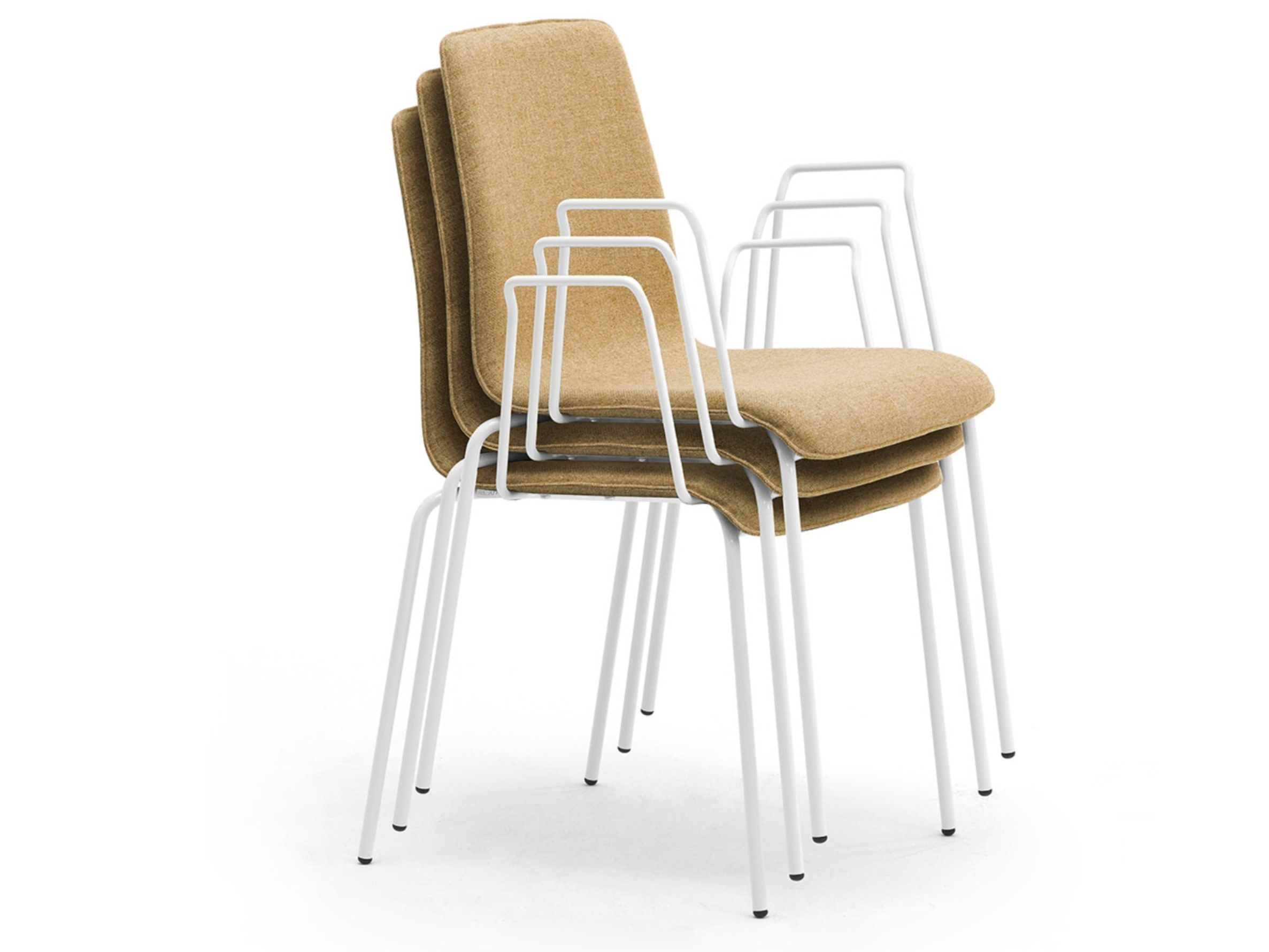 Штабелируемый тканевый стул с подлокотниками Leyform Zerosedici ARCH-00135207 - Вид №5