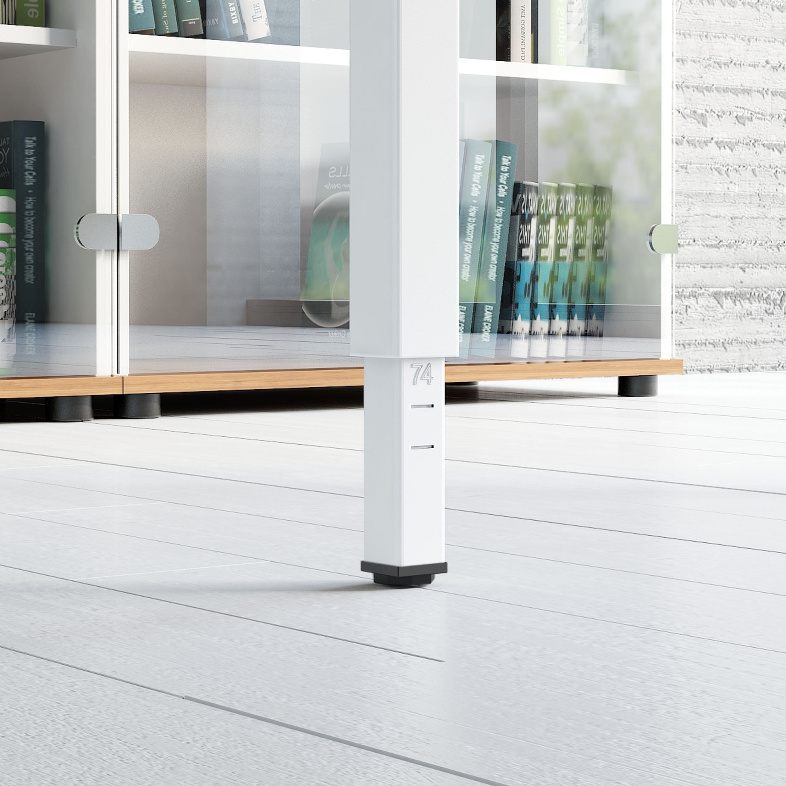 Множественный рабочий стол с звукопоглощающими перегородками MDD Ogi ARCH-00037311 - Вид №6