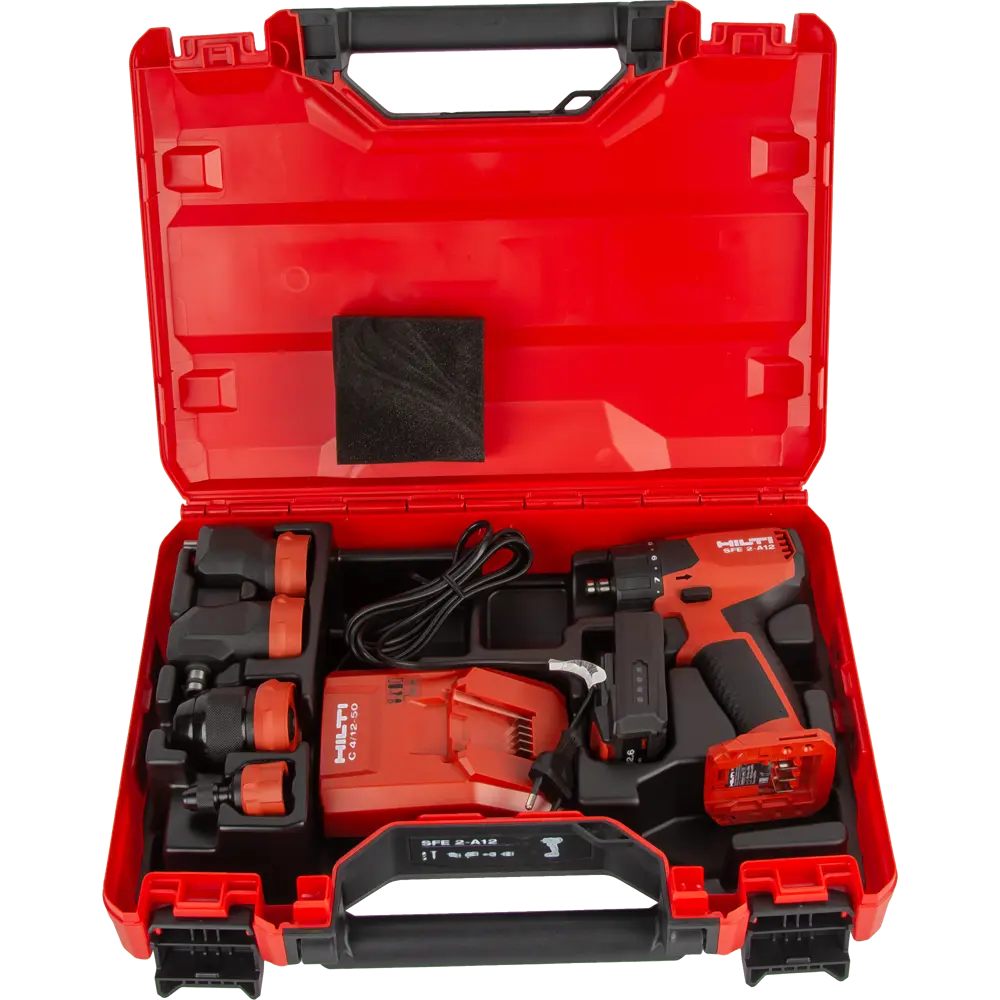 Дрель-шуруповерт аккумуляторная бесщеточная Hilti SFE 2 A-12, 12 В Li-ion 1x2.6 Ач STLM-2041500 - Вид №8