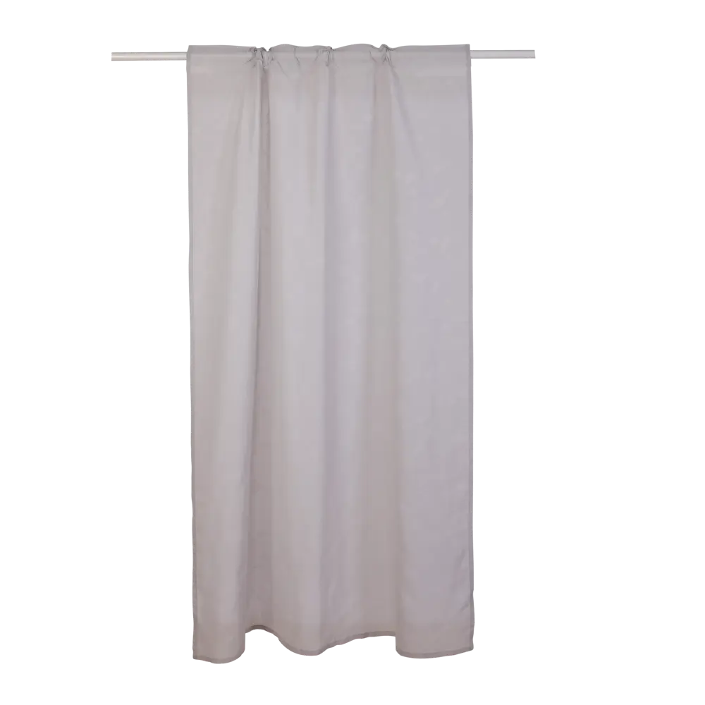 Тюль на ленте Riccarda 250x280 см цвет серый INSPIRE STLM-2125641