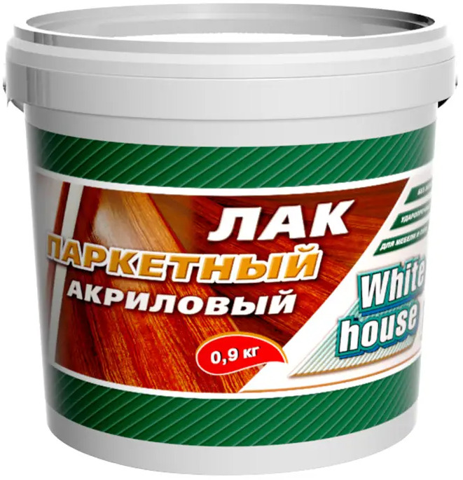 90196806 Лак акриловый паркетный White House 09 кг STLM-0129496