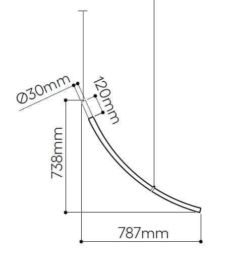 Кристалл светодиодный подвесной светильник bomma FLARE ARCH-00097224 - Вид №10