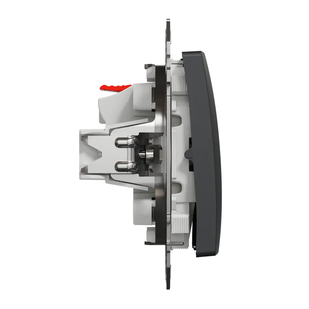 Выключатель встраиваемый Systeme Electric Sedna Design 1 клавиша, цвет антрацит Sedna Design Elements STLM-2152894 - Вид №3