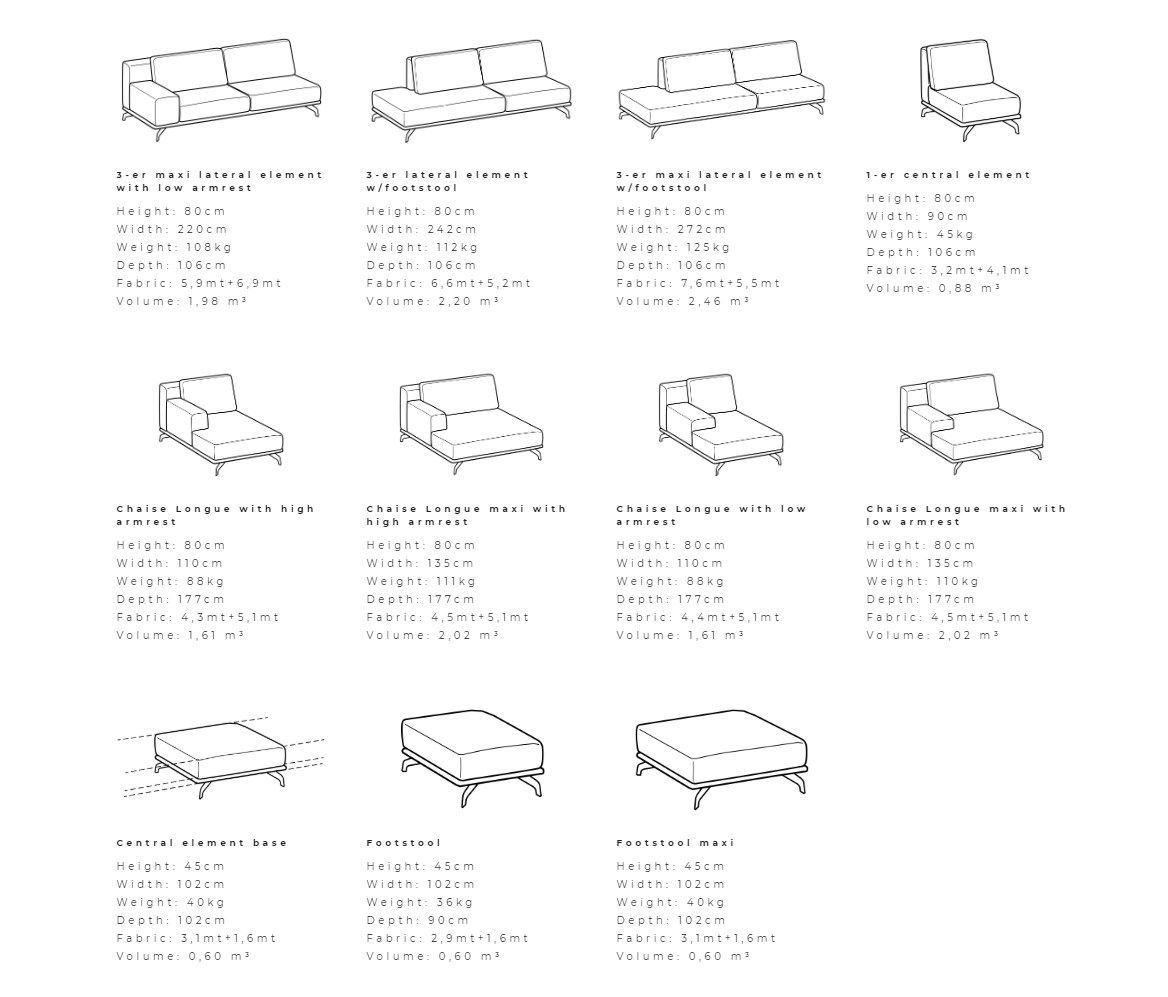 Угловой диван из ткани Ditre Italia DALTON ARCH-00094331 - Вид №4