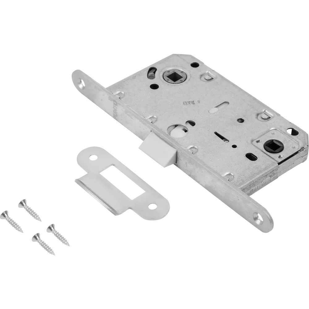 Защёлка под фиксатор 50-96 196x195x18 мм цвет хром матовый PUNTO STLM-2085259 - Вид №1