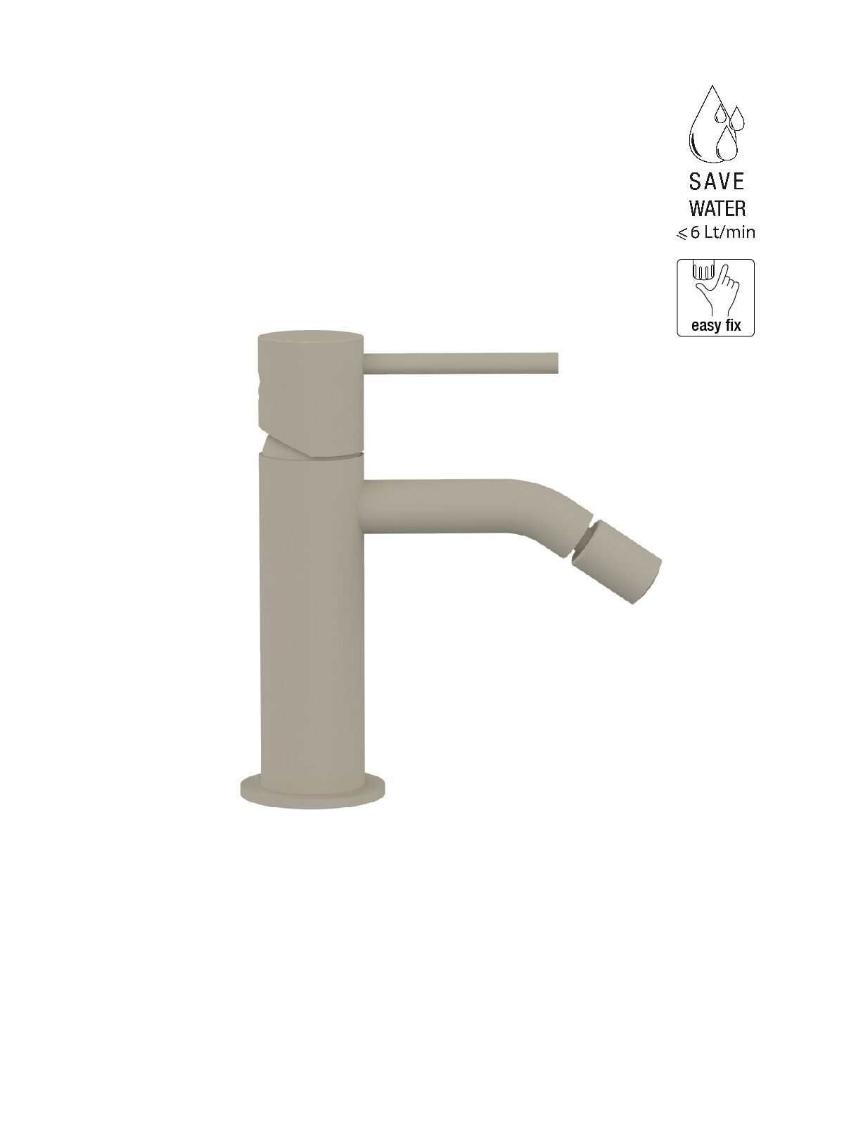 Смеситель для биде с одной ручкой Rubinetterie Frattini Pepe XL ARCH-00088833 - Вид №4