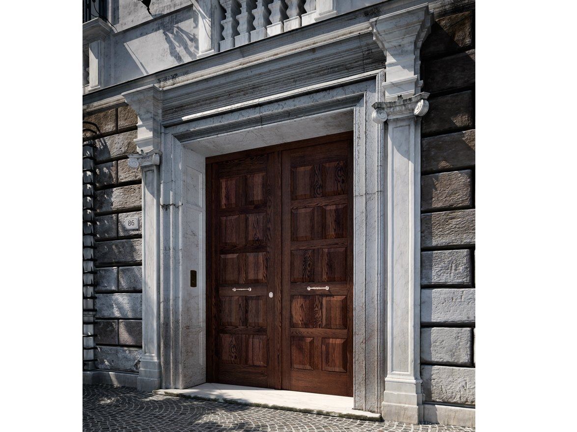 Деревянная бронированная входная дверь GAROFOLI Sovrana ARCH-00017889