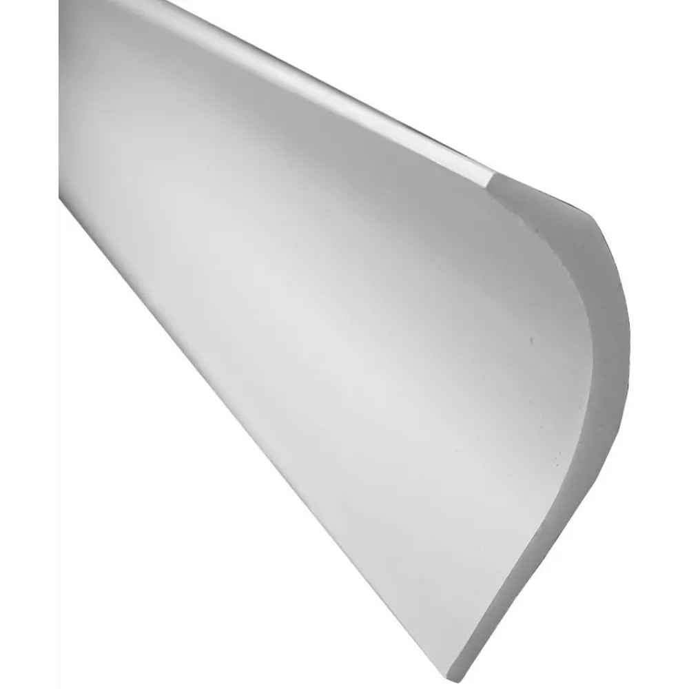 Плинтус потолочный полистирол для натяжного потолка ударопрочный Decomaster D313/10 белый 61x155x2000 мм STLM-2155307 - Вид №6