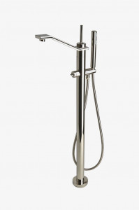 FMXT90 Опалубка для установки на пол для открытых ванн с ручным душем и металлической ручкой-джойстиком Waterworks