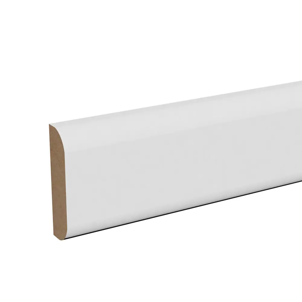 Планка притворная 2050x29x8 мм финиш-бумага ламинация цвет белый КРОНОПРОФИЛЬ STLM-2104003