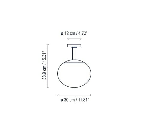 Полиэтилен открытый потолочный светильник Bover ARCH-00022544 - Вид №2