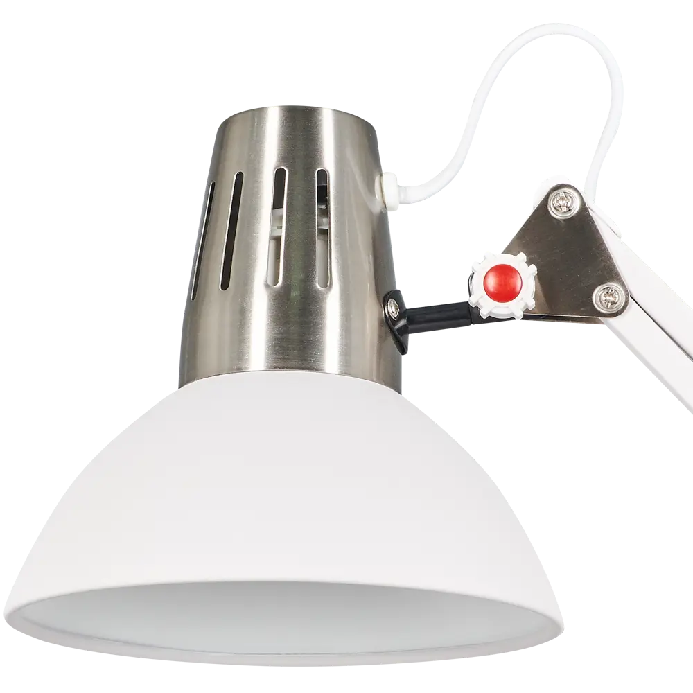 Рабочая лампа настольная Camelion Berlin, цвет белый/хром STLM-2186275 - Вид №3