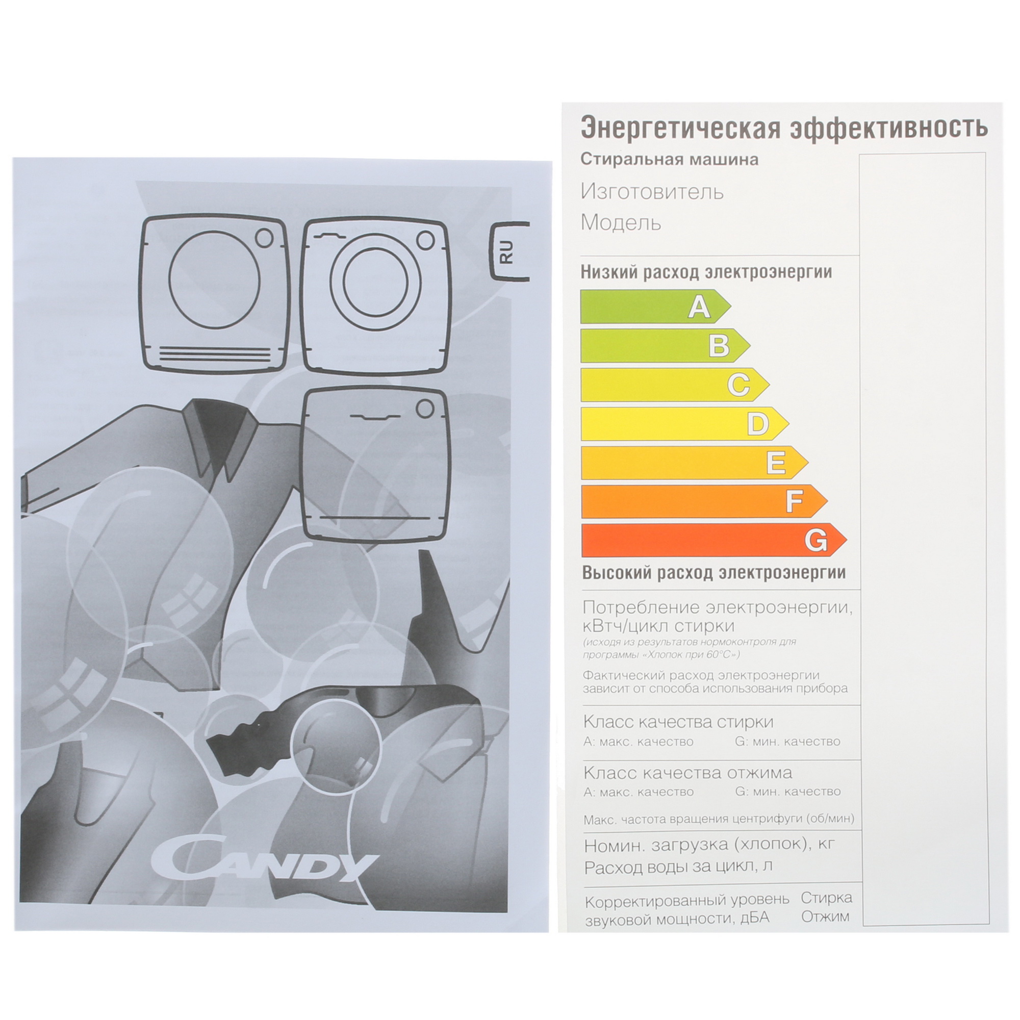 1156827 Стиральная машина Candy CST G283DM/1-07 белый STDN-0084258 - Вид №9