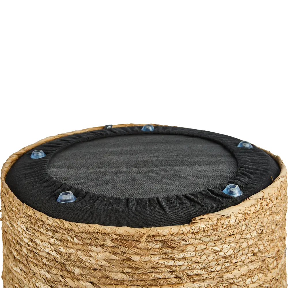 Пуф с плетеной обивкой Atmosphera коричневый 34x41.5 см STLM-2203367 - Вид №4