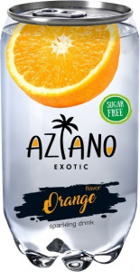 519648 Напиток газированный "Orange", 350 мл Aziano
